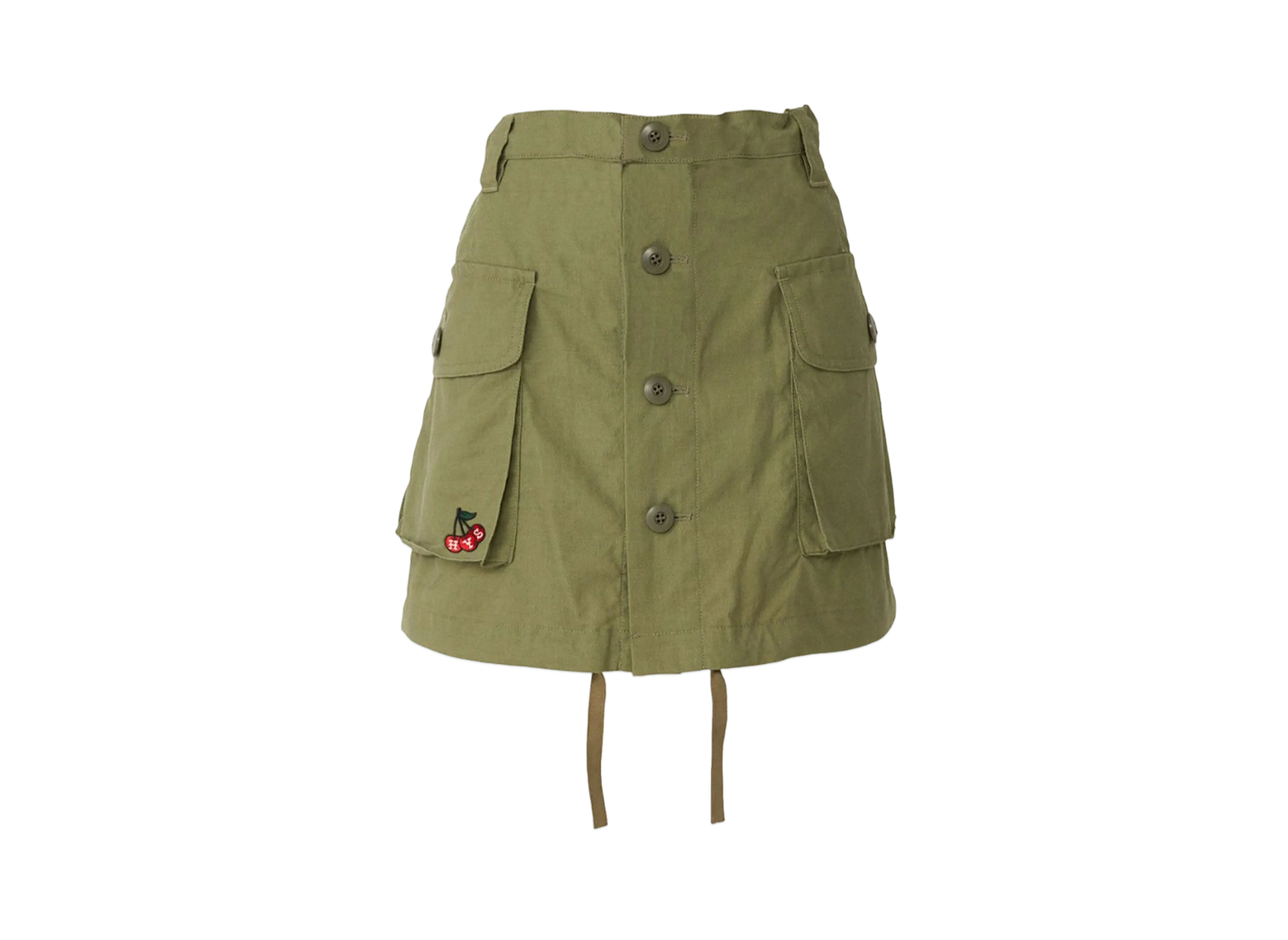 HYSTERIC GLAMOUR Military Skirt "Khaki"