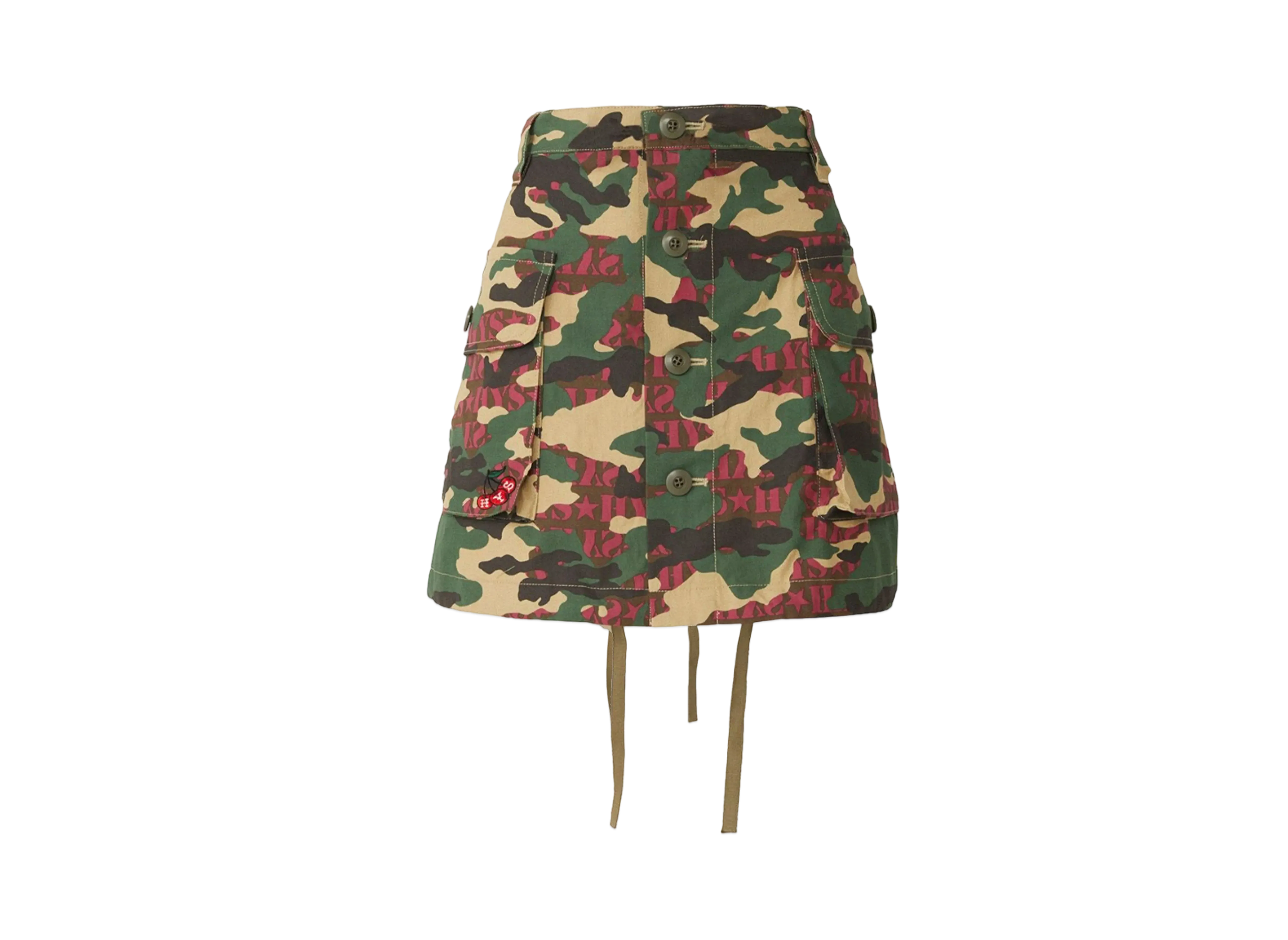 HYSTERIC GLAMOUR Military Skirt "Khaki System"