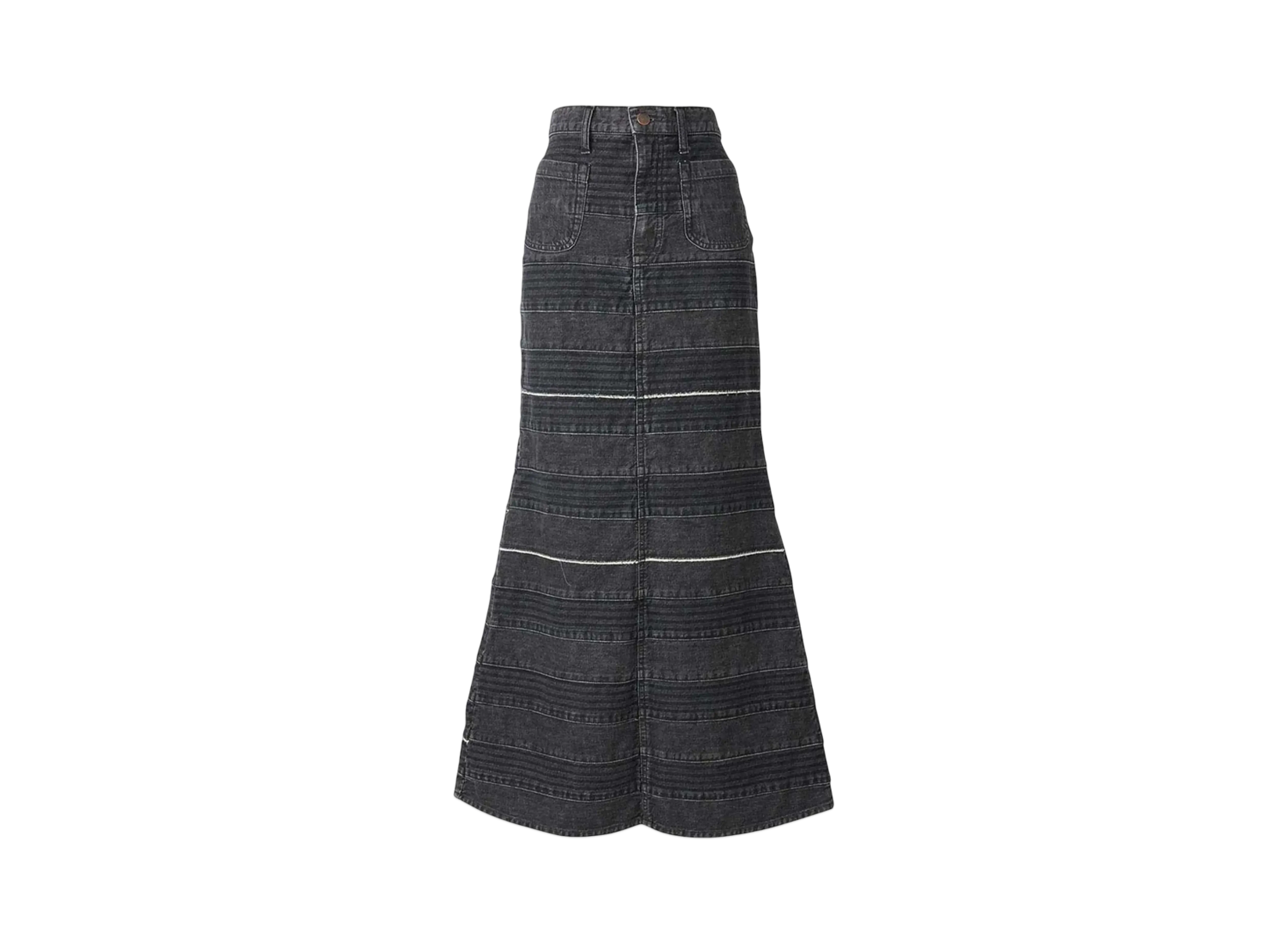 HYSTERIC GLAMOUR Scratch Mermaid Skirt "Black"