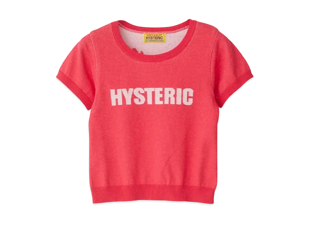 HYSTERIC GLAMOUR Temptation Girl Plating Chibi Pullover "Pink"