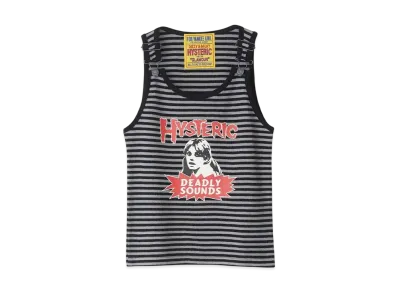 HYSTERIC GLAMOUR Deadly Sounds Tank Top "Black"