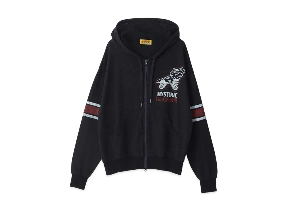 HYSTERIC GLAMOUR Hysteric Rollers Hoodie "Black"