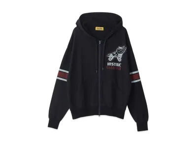HYSTERIC GLAMOUR Hysteric Rollers Hoodie "Black"