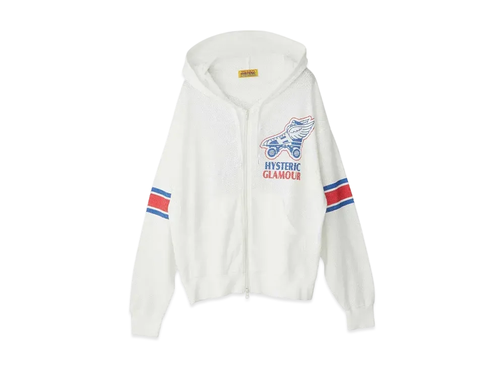 HYSTERIC GLAMOUR Hysteric Rollers Hoodie "White"