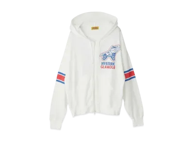 HYSTERIC GLAMOUR Hysteric Rollers Hoodie "White"