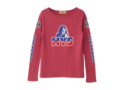 HYSTERIC GLAMOUR Burning Wheel T-Shirt "Pink"