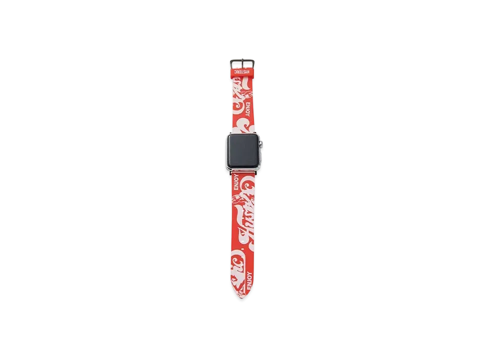 HYSTERIC GLAMOUR Enjoy Hysteric Applewatch Silicone Band "Red"