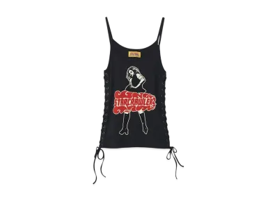 HYSTERIC GLAMOUR x Starcrawler Vixen Girl Lace-Up Camisole "Black"