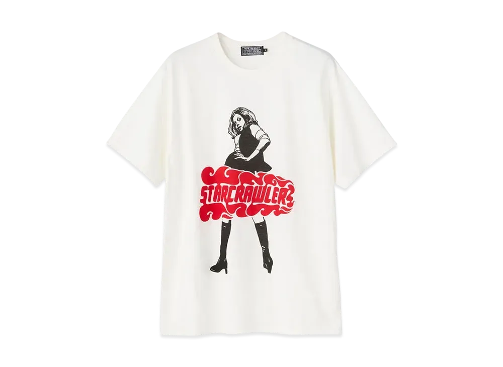 HYSTERIC GLAMOUR x Starcrawler Vixen Girl T-Shirt "White"