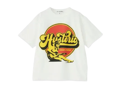 HYSTERIC GLAMOUR Kids Item Hysteric Sound Studio T-Shirt "White"