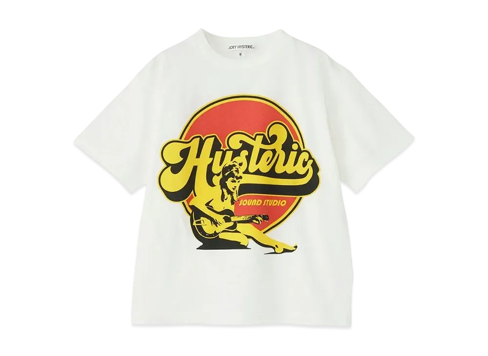 HYSTERIC GLAMOUR Kids Item Hysteric Sound Studio T-Shirt "White"