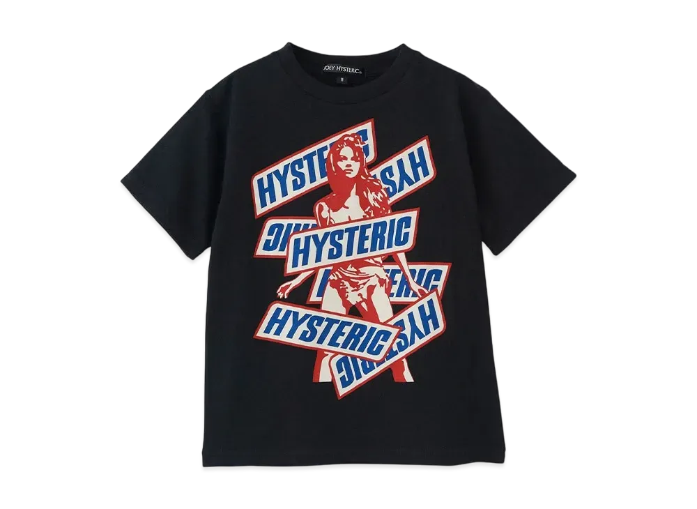 HYSTERIC GLAMOUR Kids Item It's So Hysteric T-Shirt "Black"
