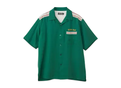 HYSTERIC GLAMOUR Mondo Hysteric Bowling Shirt "Green"