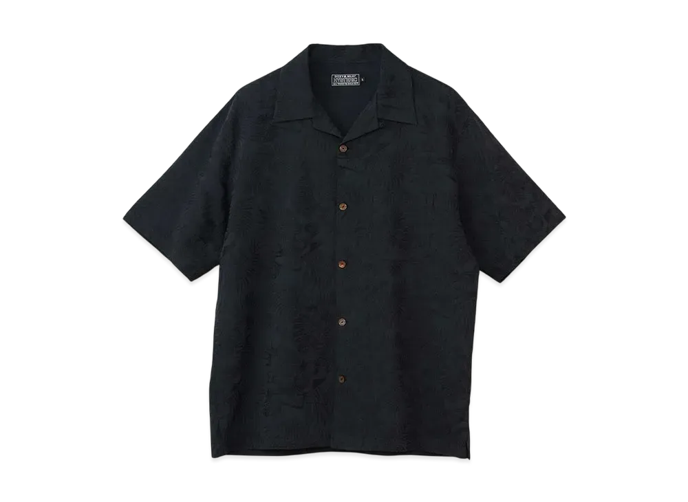 HYSTERIC GLAMOUR Tropic Hysteric Pattern Aloha Shirt "Black"