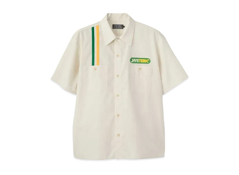 HYSTERIC GLAMOUR Hysteric Way Engineer Shirt "White"