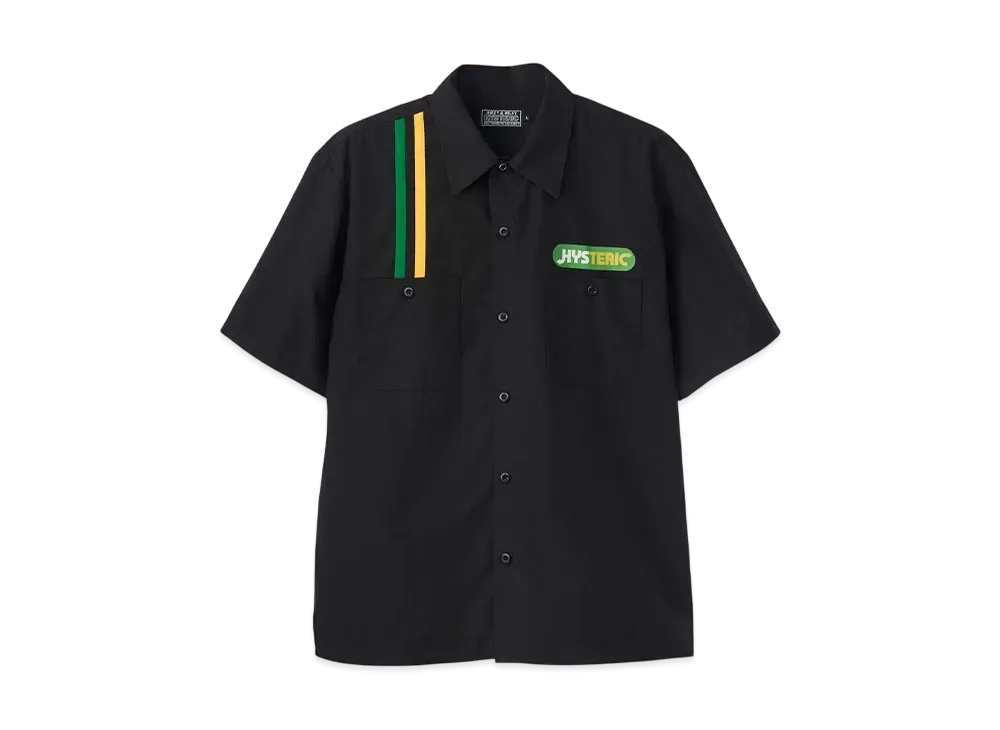 HYSTERIC GLAMOUR Hysteric Way Engineer Shirt "Black"