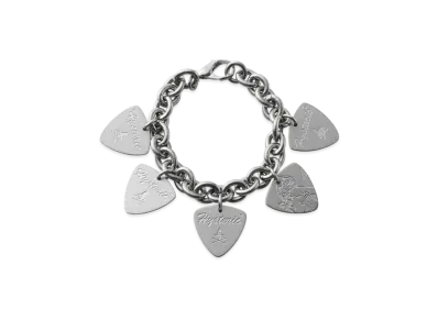 HYSTERIC GLAMOUR Woman On Skullpick Bracelet "Silver"