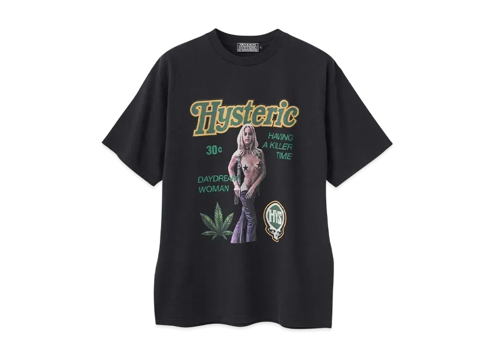 HYSTERIC GLAMOUR Daydream Woman T-Shirt "Black"