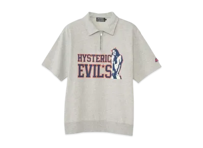 HYSTERIC GLAMOUR Hysteric Evil'S Collared Sweatshirt "Top Gray"