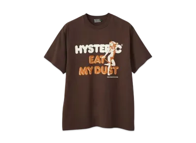 HYSTERIC GLAMOUR Eat My Dust T-Shirt "Brown"