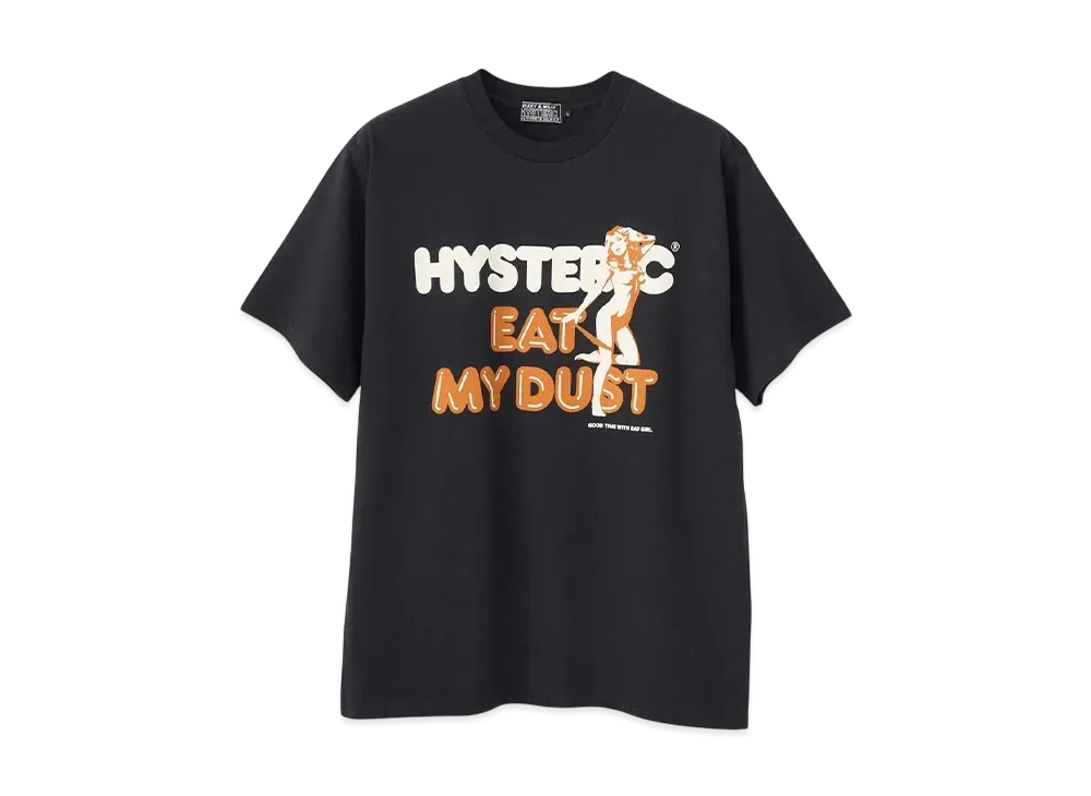HYSTERIC GLAMOUR Eat My Dust T-Shirt "Black"