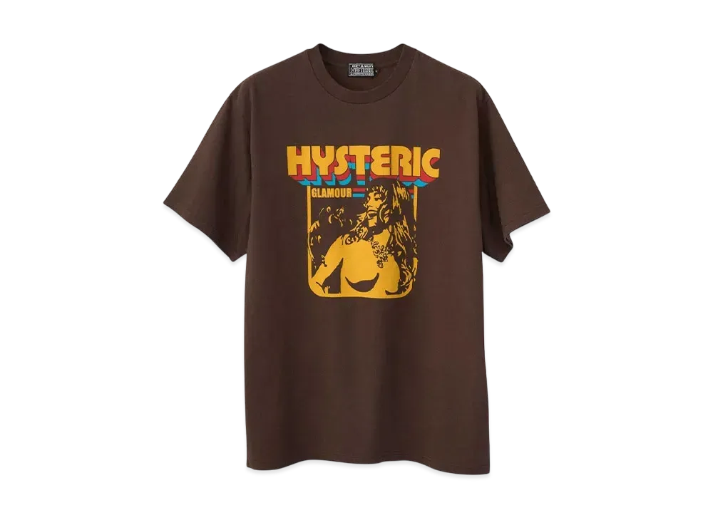ヒステリックグラマー ヒステリックペットワールド Tシャツ "ブラウン"