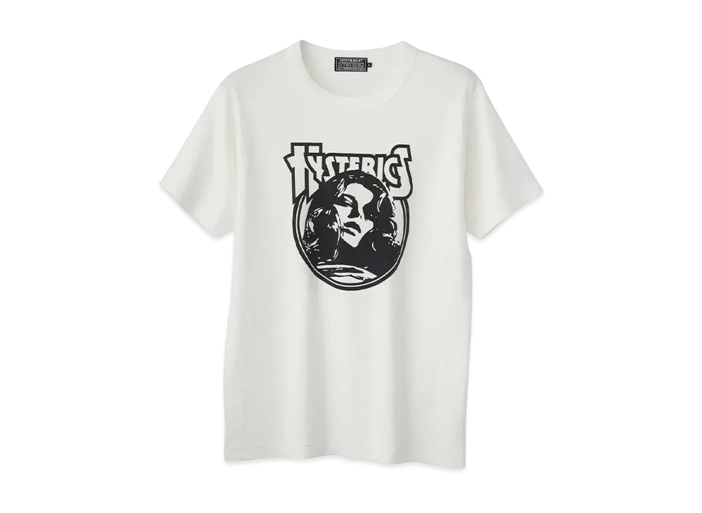 ヒステリックグラマー エンドレスロック Tシャツ "ホワイト"