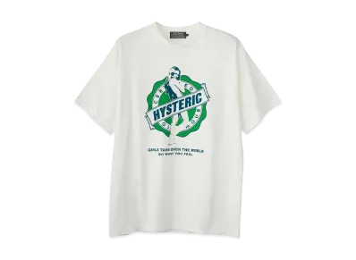 HYSTERIC GLAMOUR Girls Take Over T-Shirt "White"