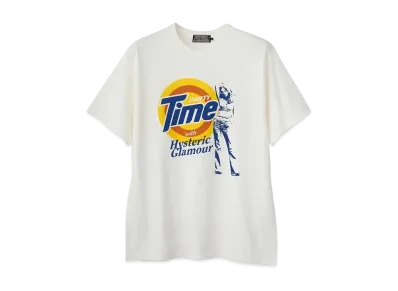 HYSTERIC GLAMOUR Party Time T-Shirt "White"