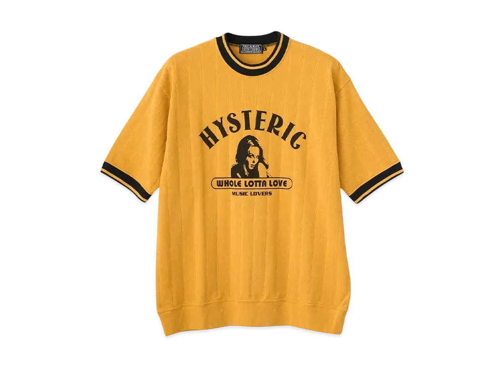 HYSTERIC GLAMOUR Hysteric Ll Pullover "Yellow"