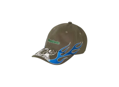 HYSTERIC GLAMOUR Double Speed Embroidery Cap "Charcoal Gray"