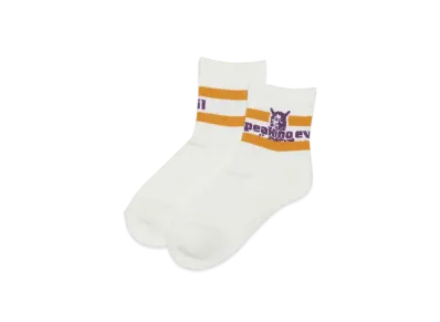 HYSTERIC GLAMOUR Speak No Evil Socks "Yellow"