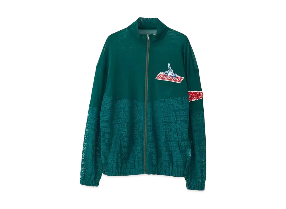 HYSTERIC GLAMOUR Type Logo Pattern Jacquard Blouson "Green"