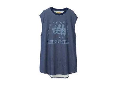 HYSTERIC GLAMOUR Multihysteric Woman Dress "Light Indigo Blue"