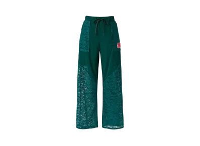 HYSTERIC GLAMOUR Type Logo Pattern Jacquard Pants "Green"