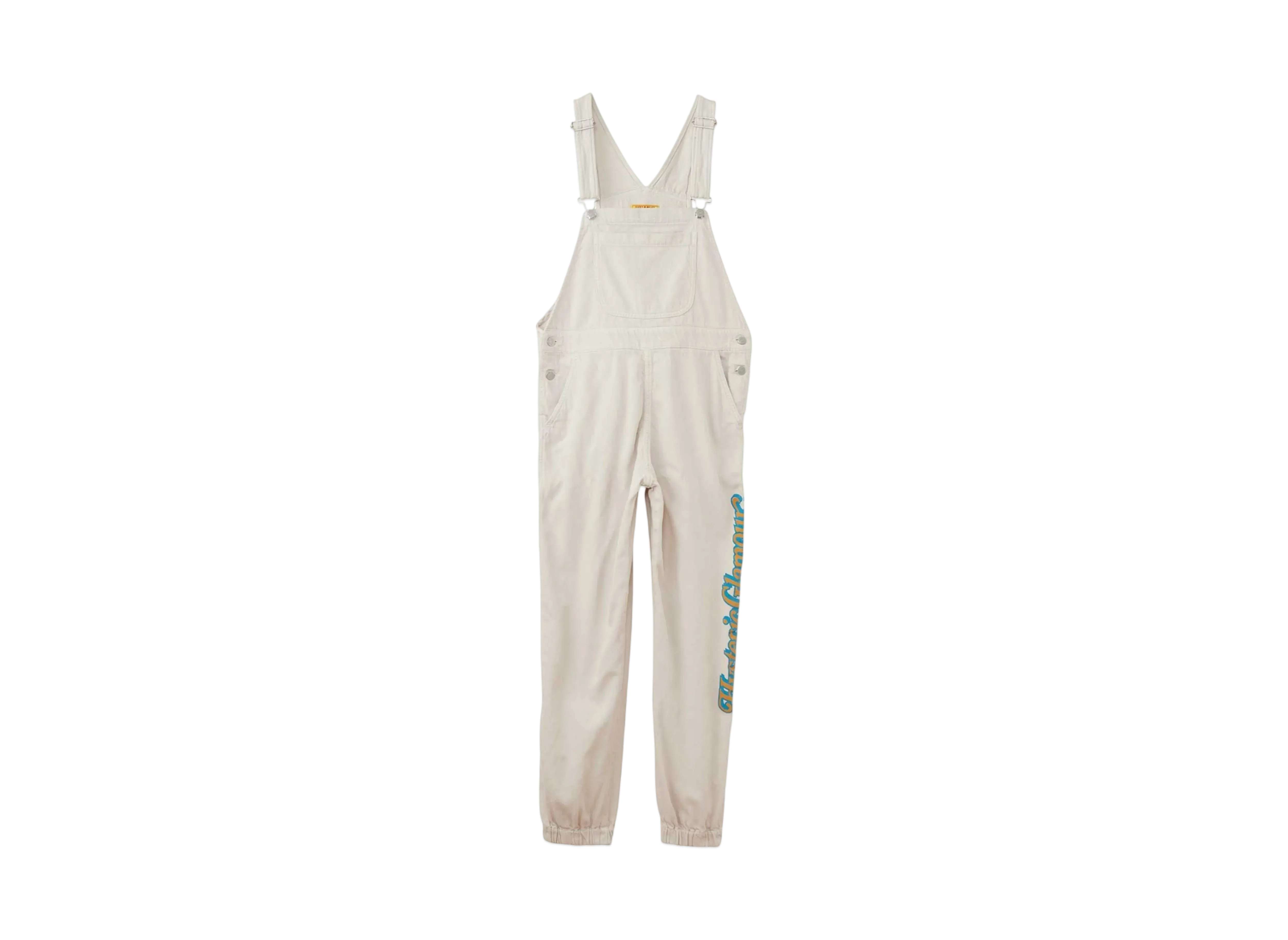 HYSTERIC GLAMOUR Hys Fly Logo Overalls "White"