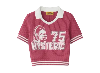 HYSTERIC GLAMOUR Hysteric 75 Jacquard Chibi Shirt "Pink"