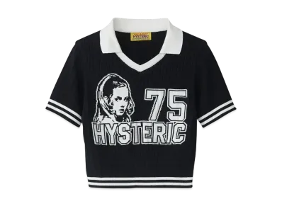 HYSTERIC GLAMOUR Hysteric 75 Jacquard Chibi Shirt "Black"