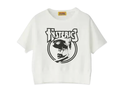 HYSTERIC GLAMOUR Board Girl Sweatshirt "White"