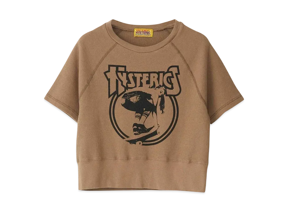 HYSTERIC GLAMOUR Board Girl Sweatshirt "Brown"