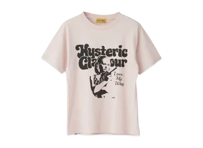 HYSTERIC GLAMOUR Love My Way T-Shirt "Pink"