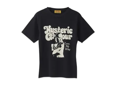 HYSTERIC GLAMOUR Love My Way T-Shirt "Black"