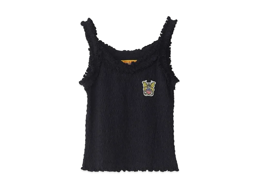 HYSTERIC GLAMOUR Levitated Girl Patch Camisole "Black"