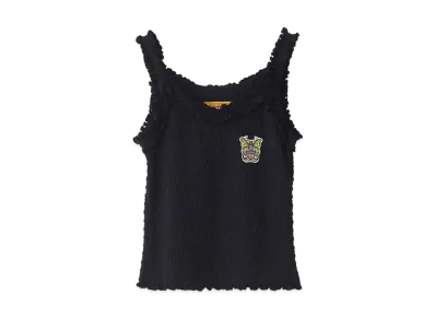 HYSTERIC GLAMOUR Levitated Girl Patch Camisole "Black"