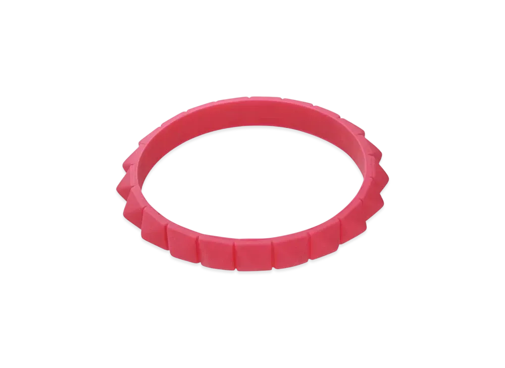 HYSTERIC GLAMOUR Silicon Stud Bangle "Pink"