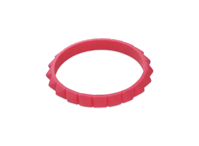 HYSTERIC GLAMOUR Silicon Stud Bangle "Pink"