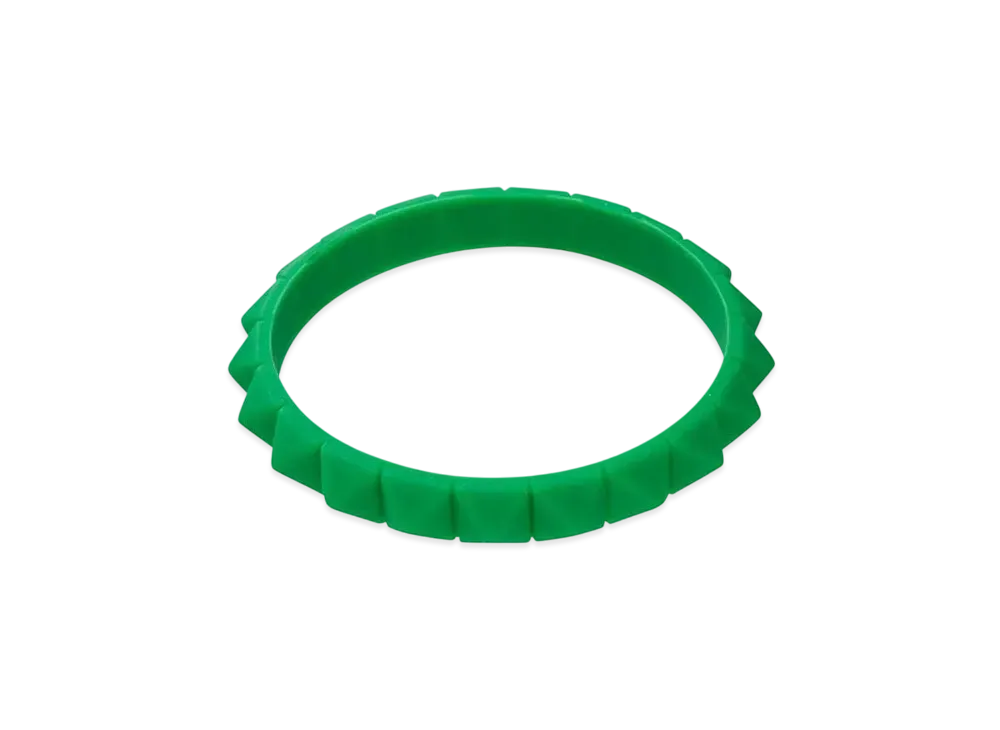 HYSTERIC GLAMOUR Silicon Stud Bangle "Green"