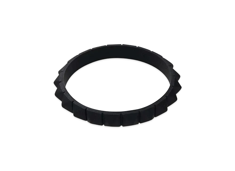 HYSTERIC GLAMOUR Silicon Stud Bangle "Black"