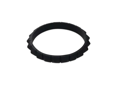 HYSTERIC GLAMOUR Silicon Stud Bangle "Black"