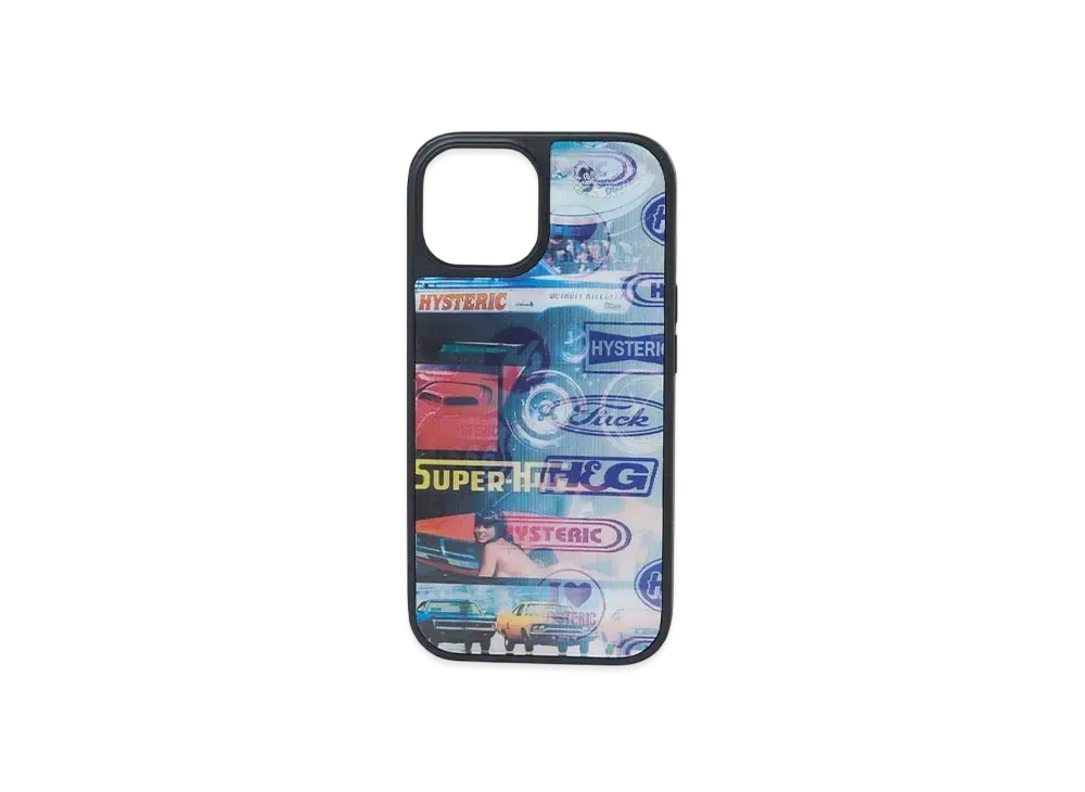 HYSTERIC GLAMOUR Super-Hys Pattern Iphone Cover "Multi"
